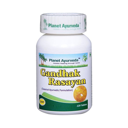 Planet Ayurveda Gandhak Rasayan Tablet